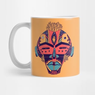 Retro Triad African Mask 4 Mug